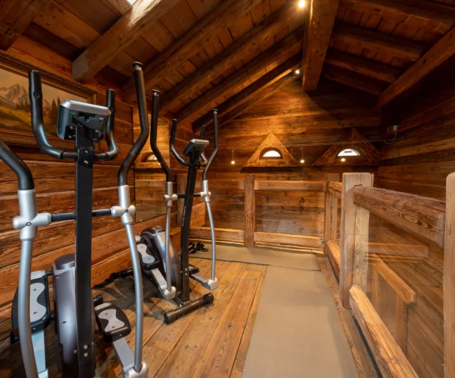 Salle de fitness chalet Druchka Meribel