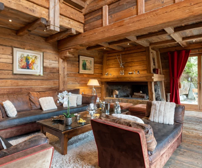 Salon chalet étoilé Meribel